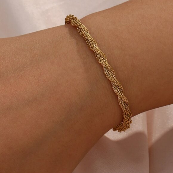 Waterproof Stainless Steel Mesh Rope Paper‎ Clip Link Figaro Waterwave Ch… - Picture 1 of 2